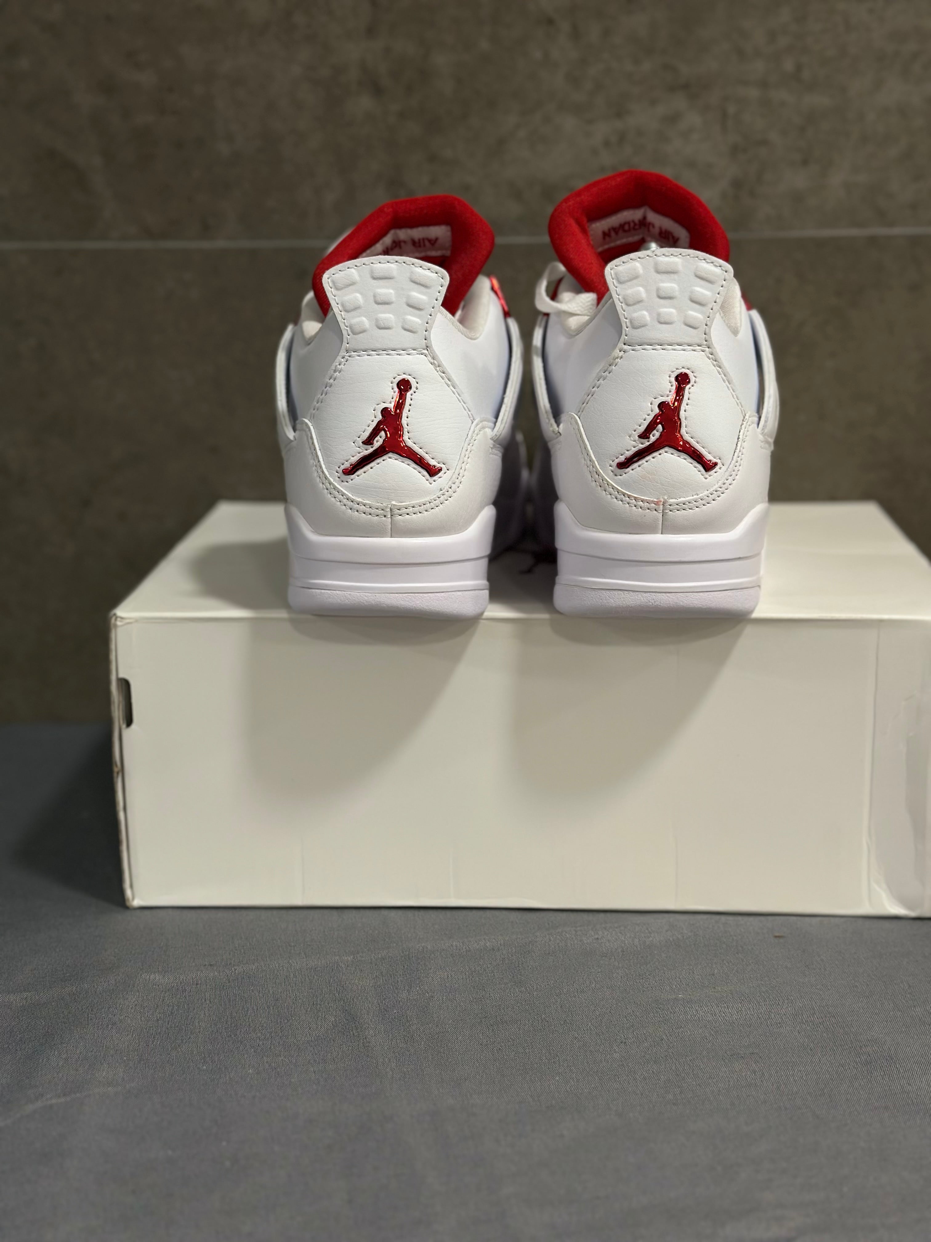 AJ 4 “Metalic Red”