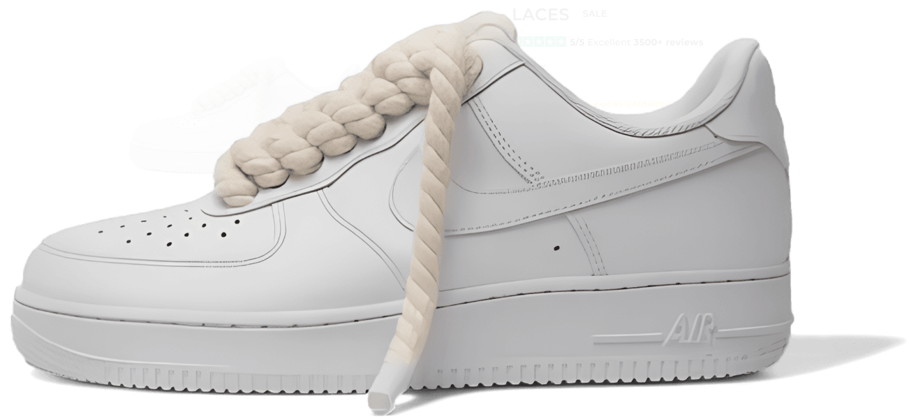 AF1 BLANCA 'ROPE LACES'