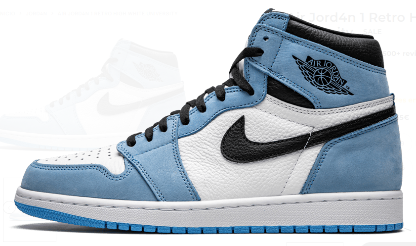 AJ1 Retro High 'White University'