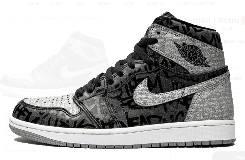 AJ1 Retro High 'OG Undefeated'