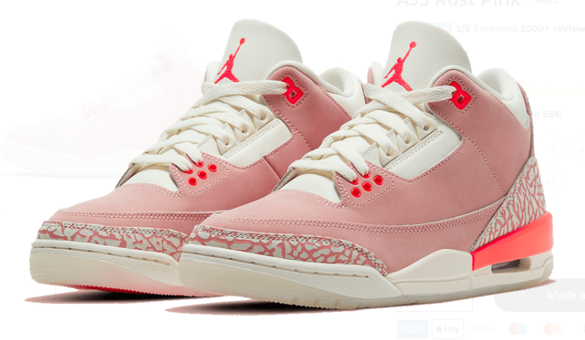 AJ3 'Rust Pink'