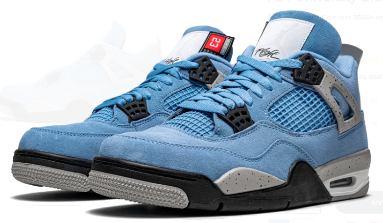 AJ4 'University Blue'