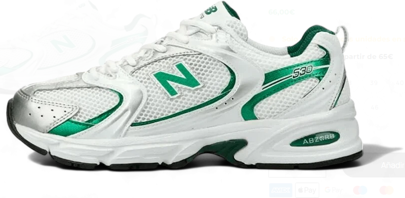NB 530 'WHITE NIGHTWATCH GREEN'